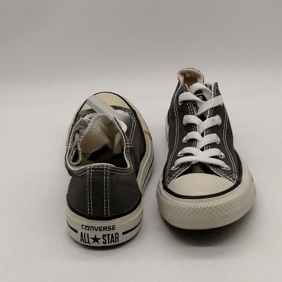 Converse Womens Sneaker Gray Lace Up Front Cap Toe Cushioned Flat Heel Sz 6 M - Picture 3 of 10